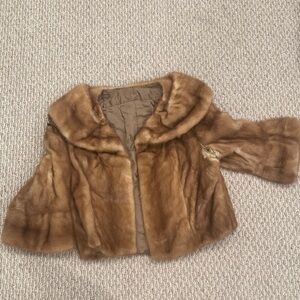 Real mink fur jacket vintage